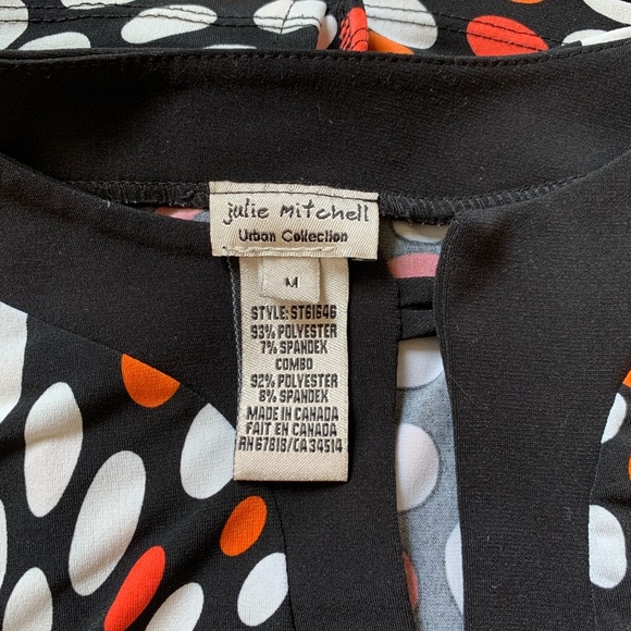 Julie Mitchell Urban Collection Medium Black Shirt - Picture 4 of 4